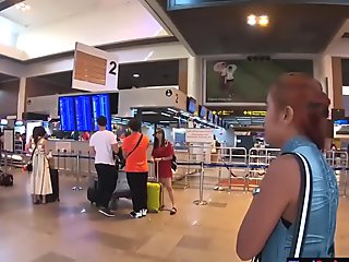 Thai Girlfriend And Boyfriend Make A Trip And Then Fuck In The Hotel Once There